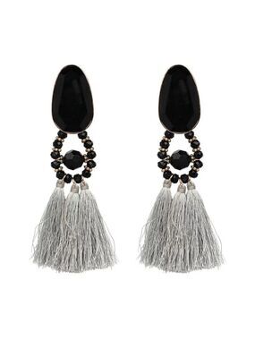 Post Long Tassel Earrings